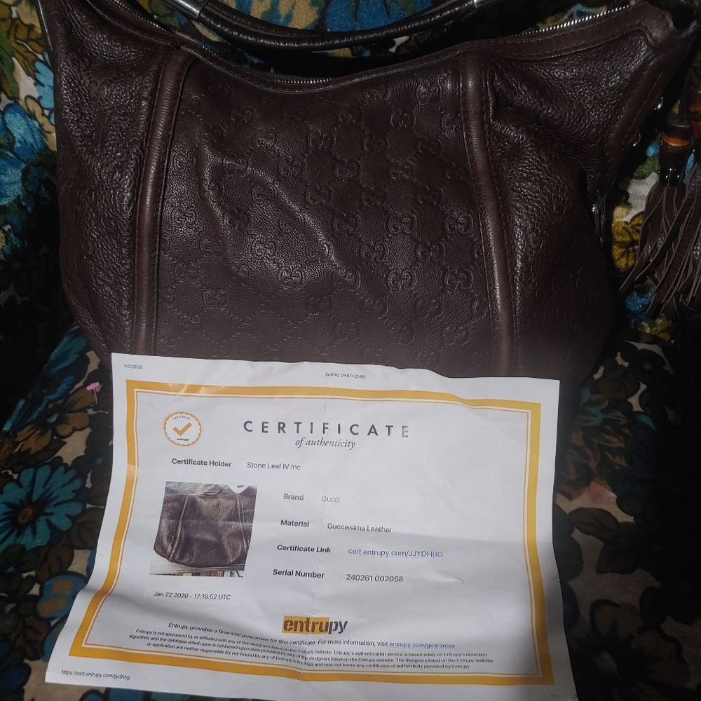 Authentic gucci back